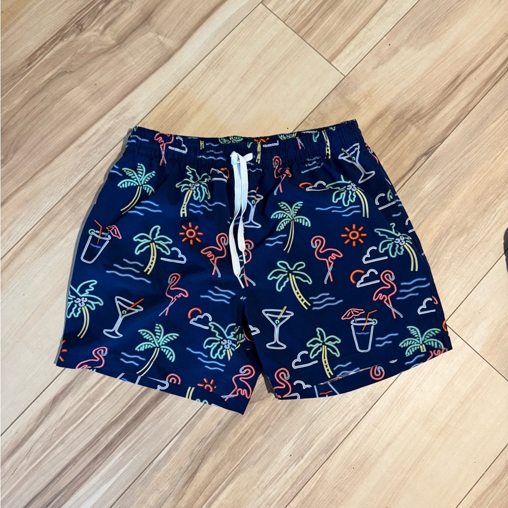 Chubbies Swim Trunks “The Neon Lights” w/ built-in boxer brief liner 5.5”